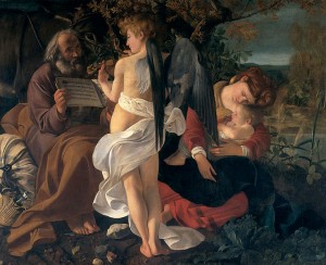 Caravaggio: Il riposo nella fuga in Egitto